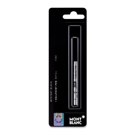 Montblanc Usa MontBlanc® Ballpoint Pen Refills, Black Ink, Fine Tip, 1 Each 107869